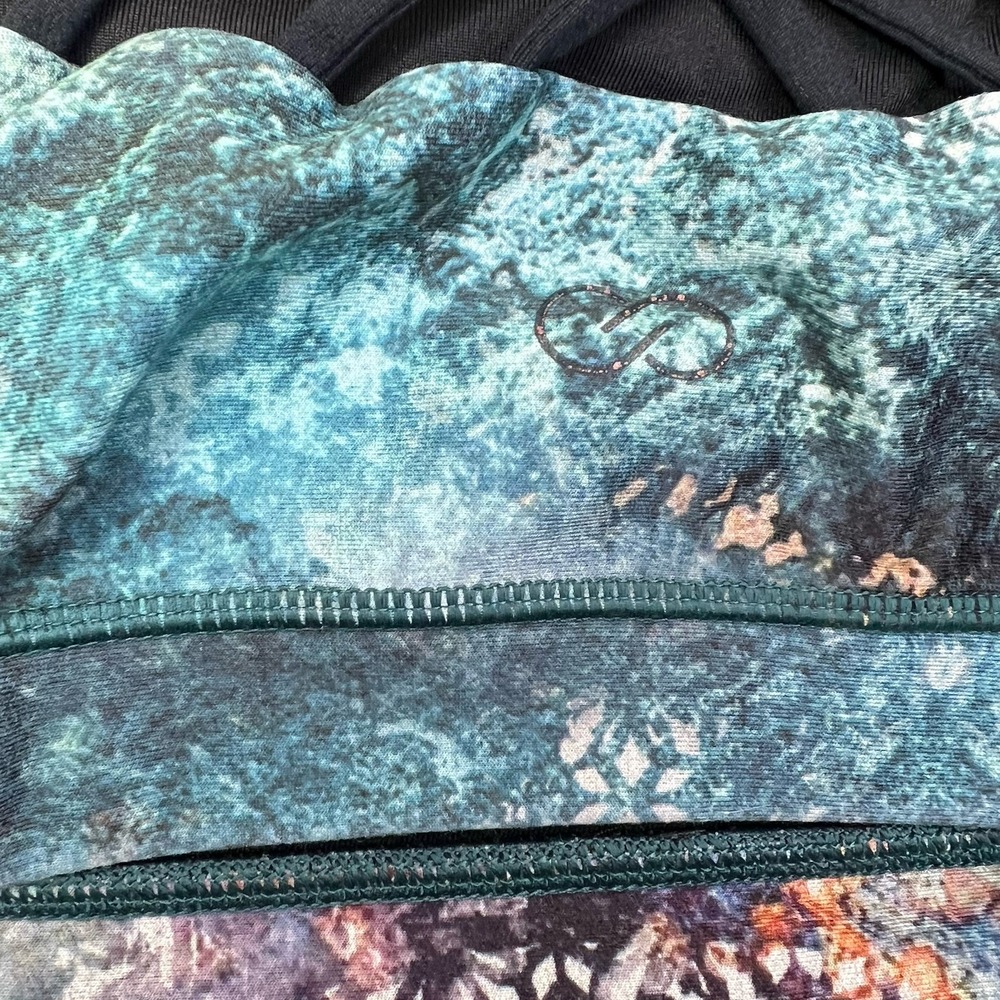 CALIA Boho Zen Yoga Sports Bra – Strappy Back & Mandala Detail Size Small/Medium - Picture 4 of 7